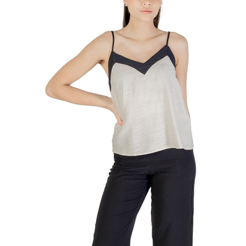 Vero Moda Cream Nylon Top - ClickThatClicks 