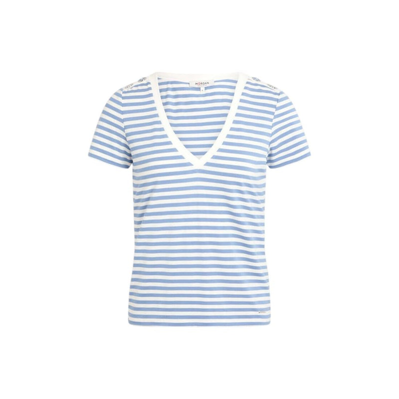 Morgan De Toi White Viscose T-Shirt