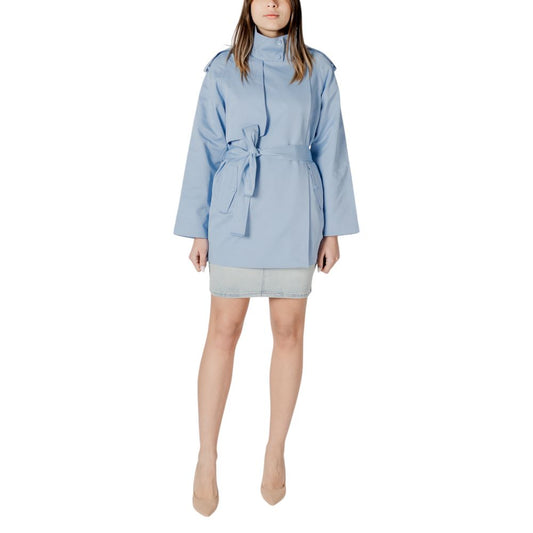 Morgan De Toi Blue Cotton Parka - ClickThatClicks 