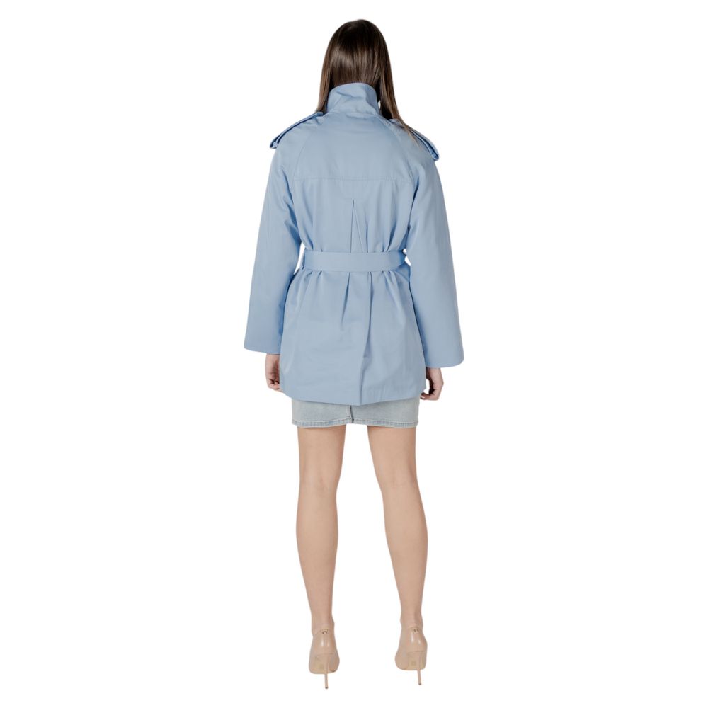 Morgan De Toi Blue Cotton Parka - ClickThatClicks 