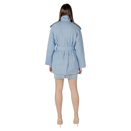 Morgan De Toi Blue Cotton Parka - ClickThatClicks 