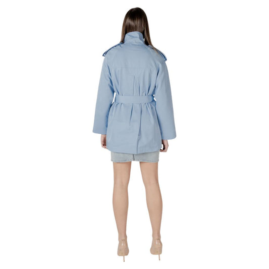 Morgan De Toi Blue Cotton Parka - ClickThatClicks 