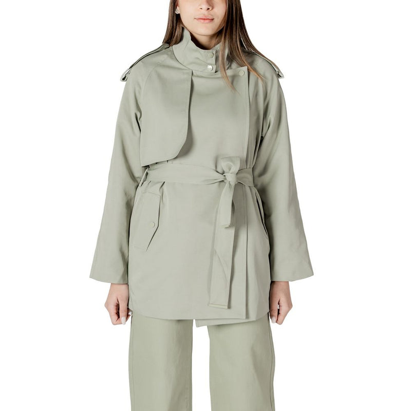 Morgan De Toi Green Cotton Parka