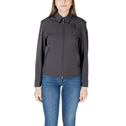Blauer Black Polyamide Bomber - ClickThatClicks 