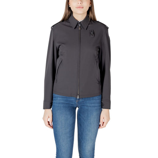 Blauer Black Polyamide Bomber - ClickThatClicks 