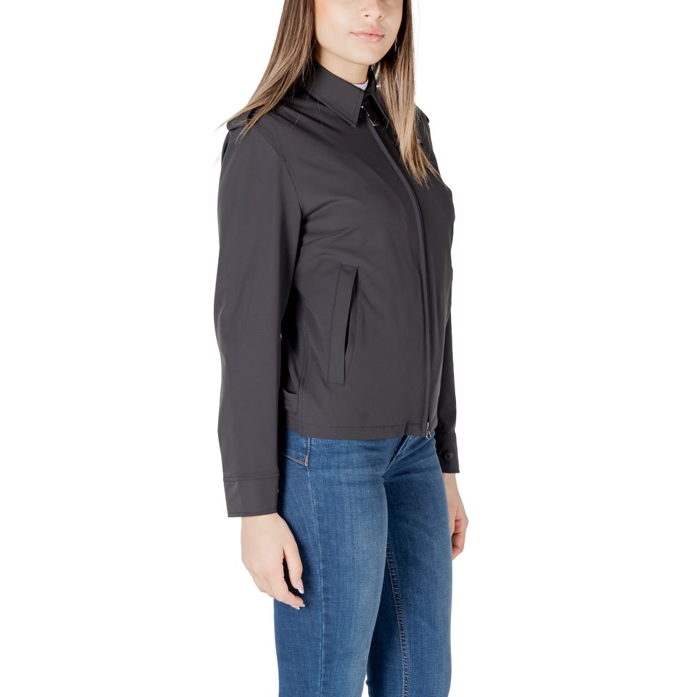 Blauer Black Polyamide Bomber - ClickThatClicks 