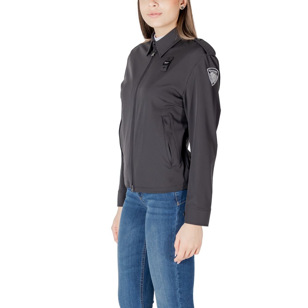 Blauer Black Polyamide Bomber - ClickThatClicks 