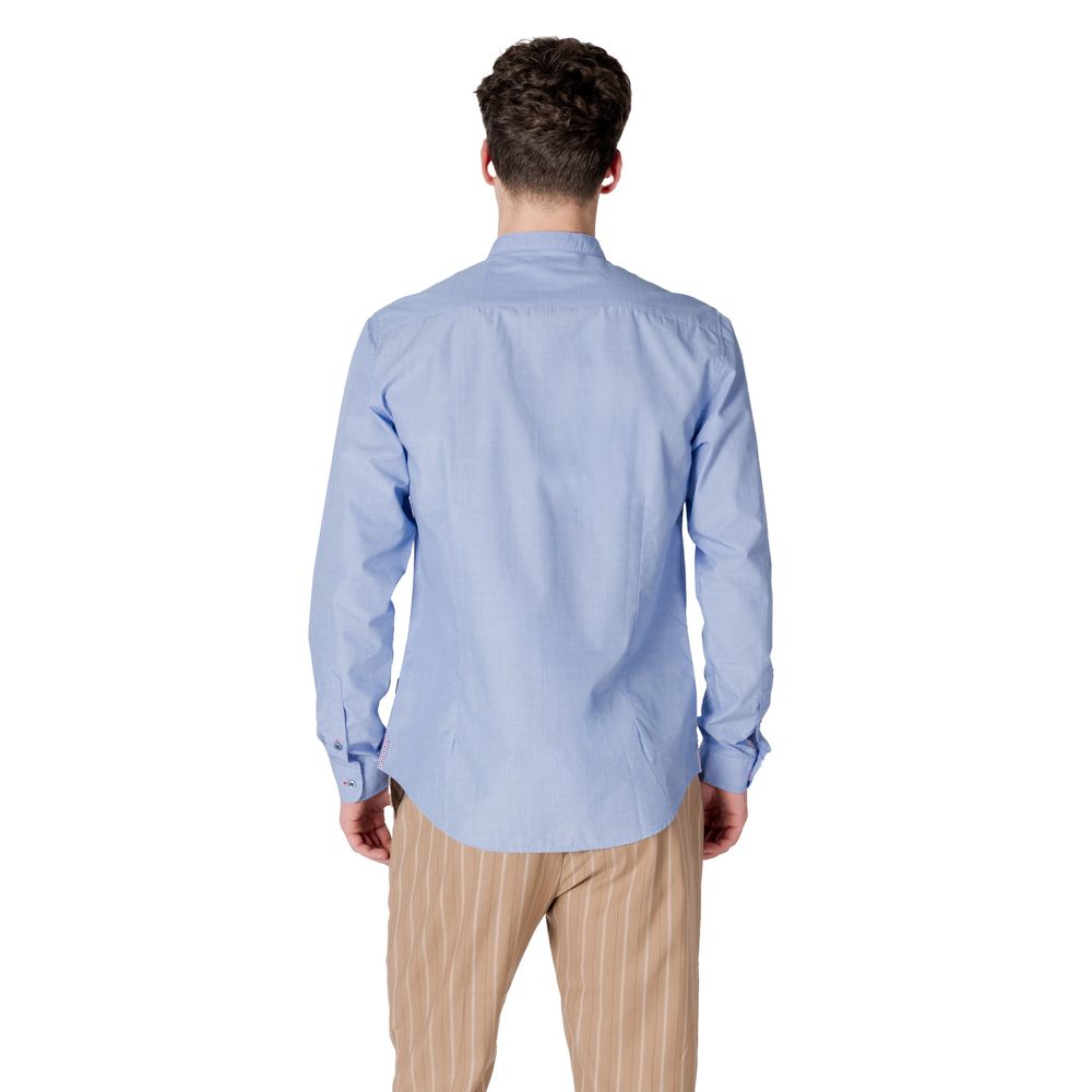 Gianni Lupo Light Blue Cotton Shirt - ClickThatClicks 