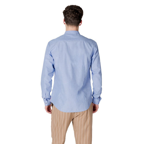 Gianni Lupo Light Blue Cotton Shirt - ClickThatClicks 