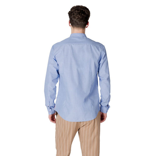 Gianni Lupo Light Blue Cotton Shirt - ClickThatClicks 