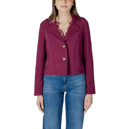 Street One Purple Viscose Parka - ClickThatClicks 