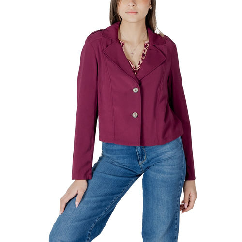 Street One Purple Viscose Parka - ClickThatClicks 