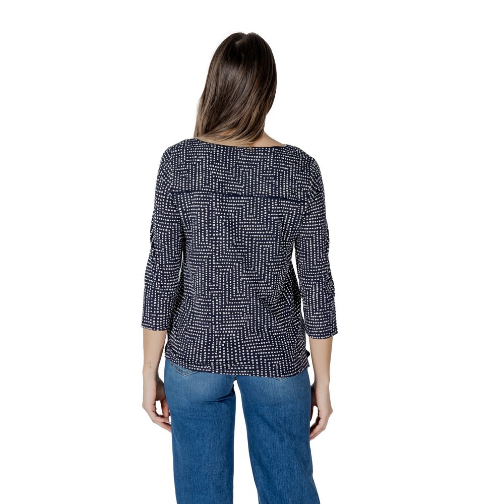 Street One Blue Viscose Long Sleeve T-Shirt - ClickThatClicks 