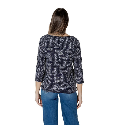 Street One Blue Viscose Long Sleeve T-Shirt - ClickThatClicks 