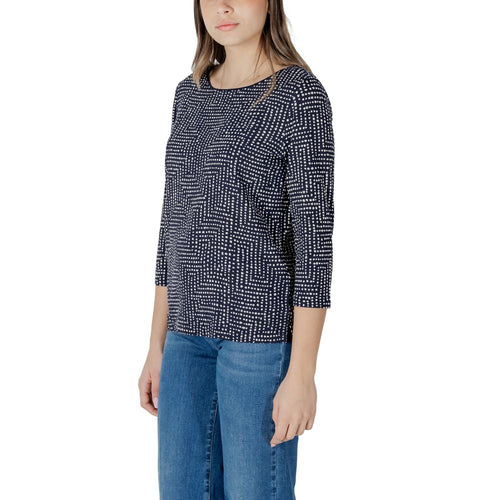 Street One Blue Viscose Long Sleeve T-Shirt - ClickThatClicks 