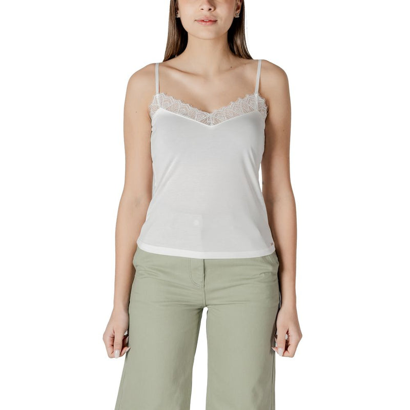 Morgan De Toi White Modal Tank Top