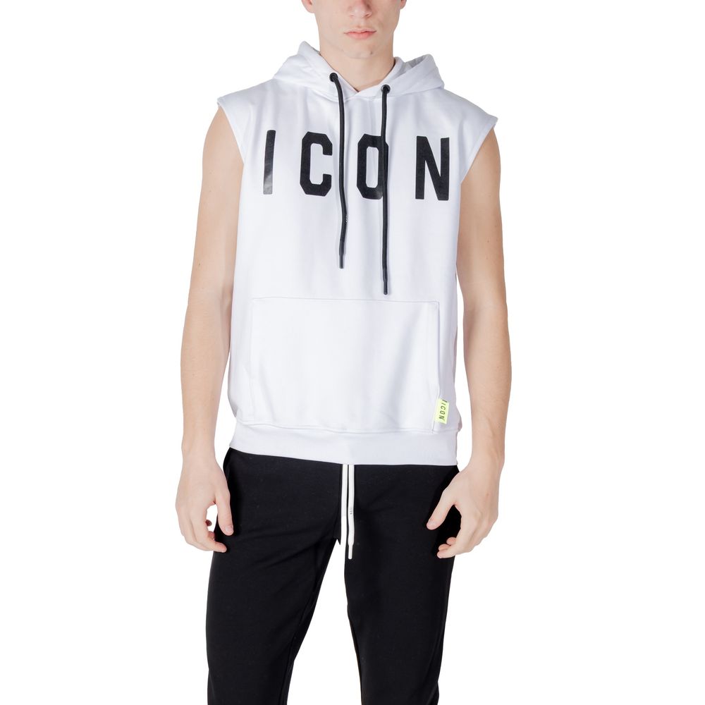 Icon White Cotton Hoodie - ClickThatClicks 