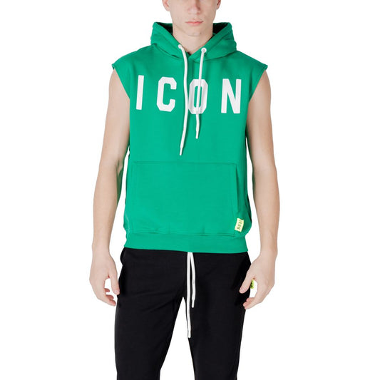 Icon Green Cotton Hoodie - ClickThatClicks 