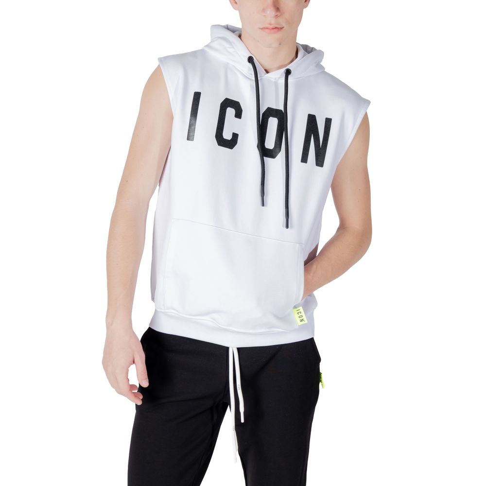 Icon White Cotton Hoodie - ClickThatClicks 