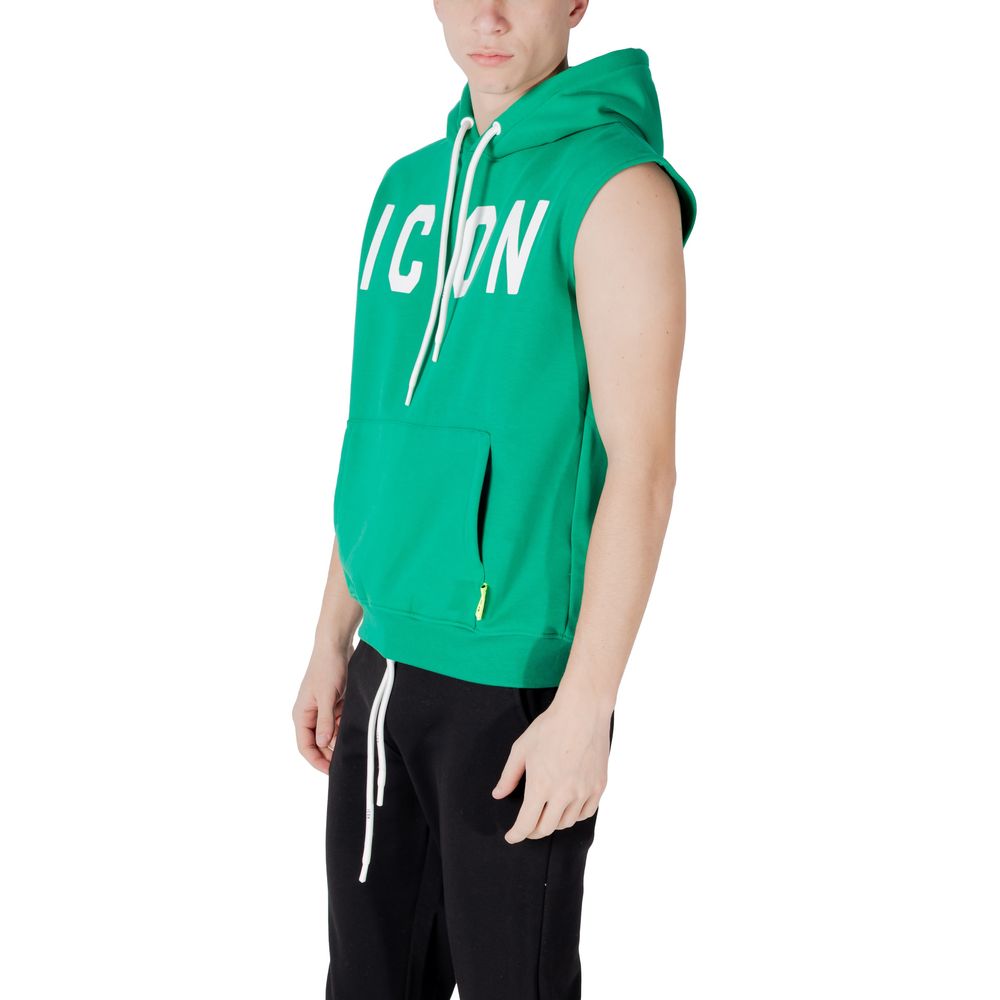 Icon Green Cotton Hoodie - ClickThatClicks 