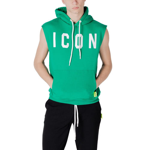 Icon Green Cotton Hoodie - ClickThatClicks 