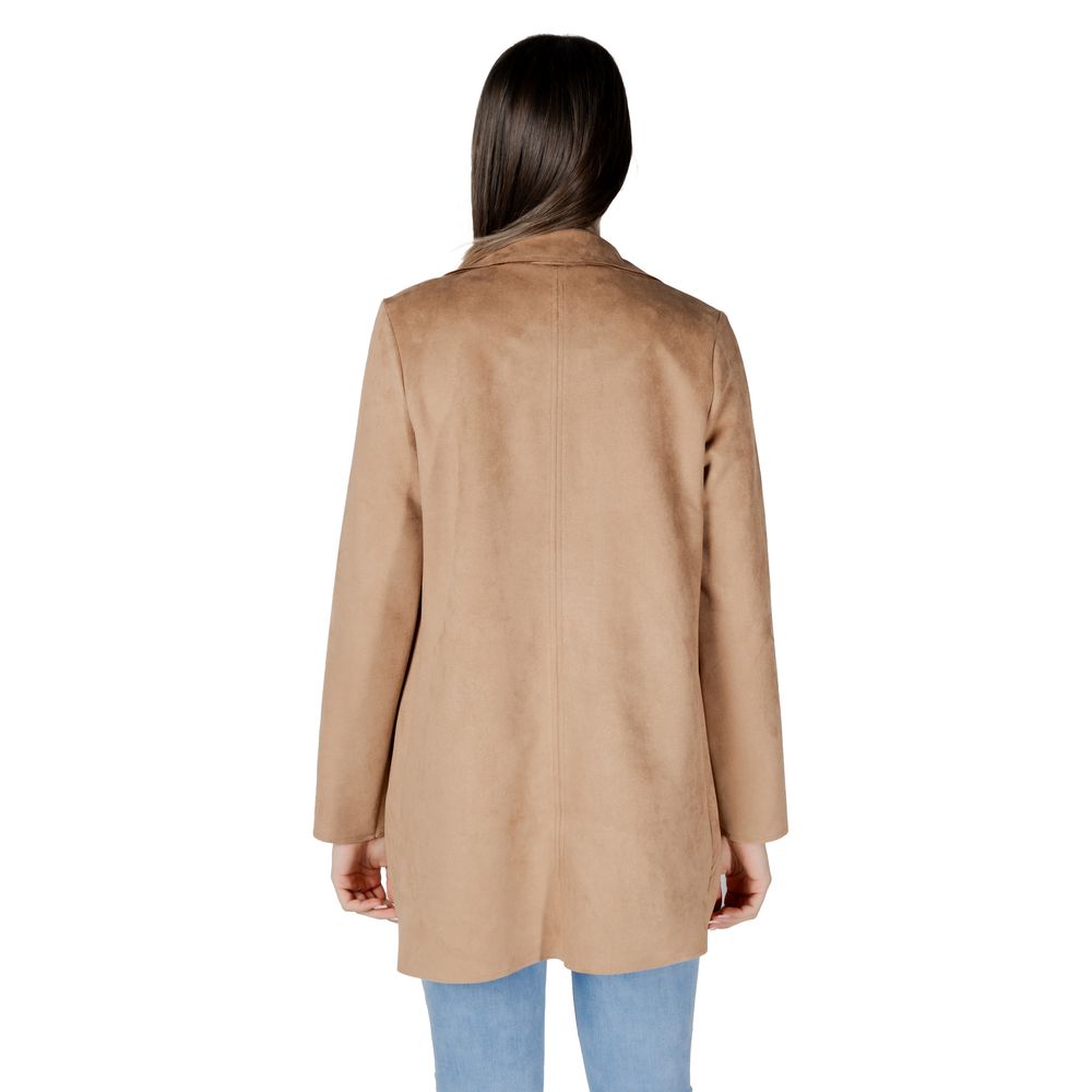 Street One Beige Polyester Trench Coat - ClickThatClicks 