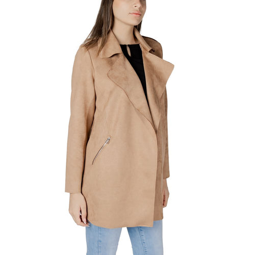 Street One Beige Polyester Trench Coat - ClickThatClicks 