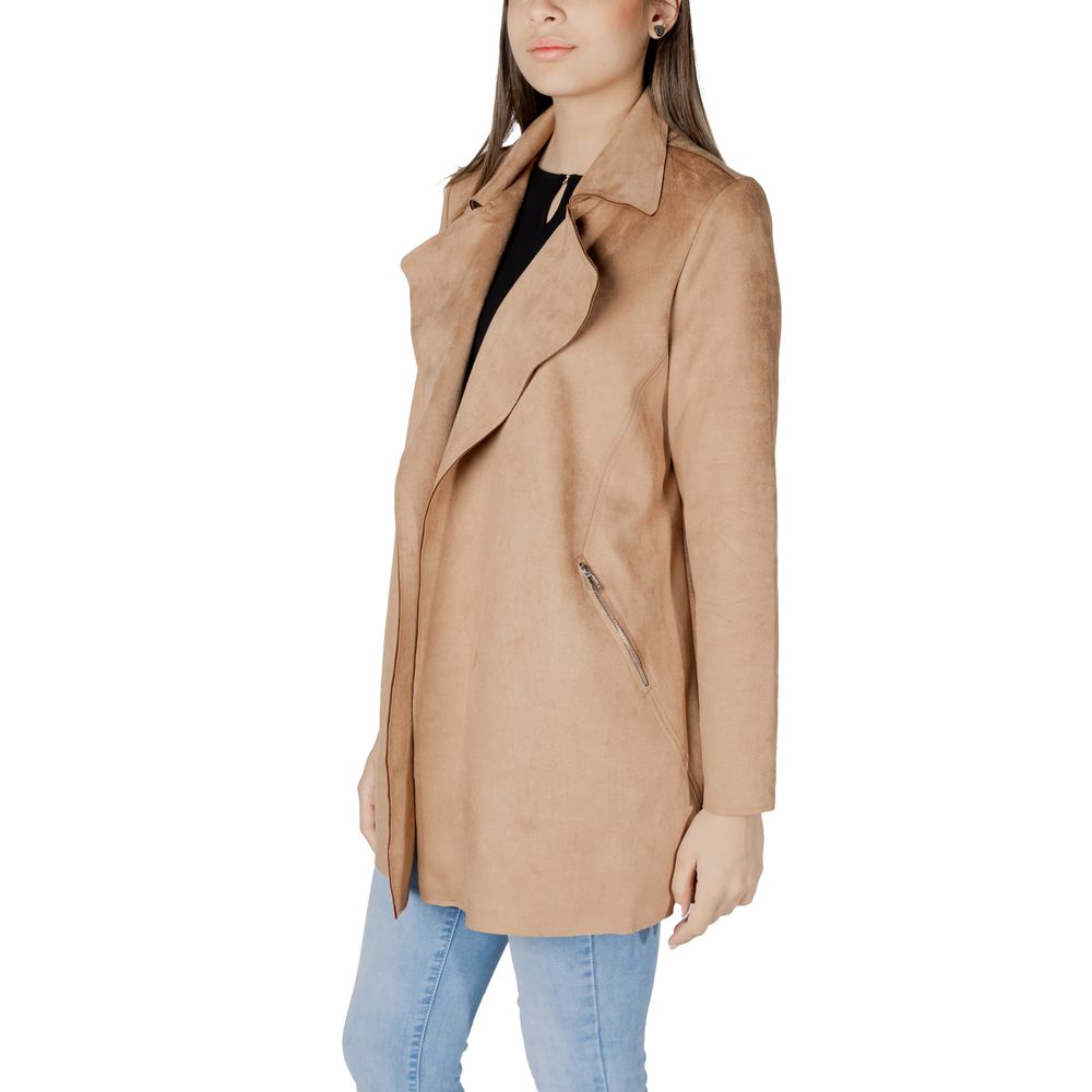 Street One Beige Polyester Trench Coat - ClickThatClicks 
