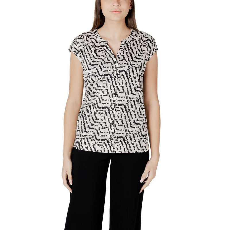 Street One Cream Cotton T-Shirt