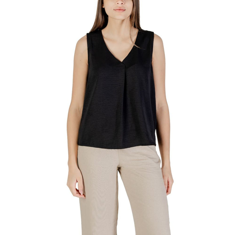 Only Black Recycled Polyester Tank Top