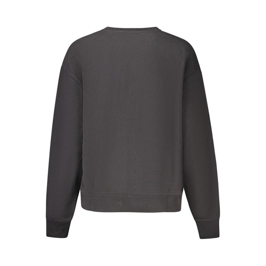 Calvin Klein Black Cotton Women's Sweatshirt - ClickThatClicks 