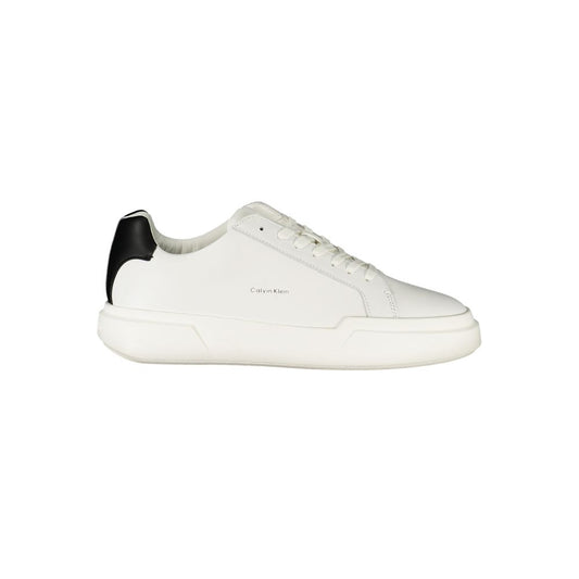 Calvin Klein Bianco Leather Men Sneaker - ClickThatClicks 
