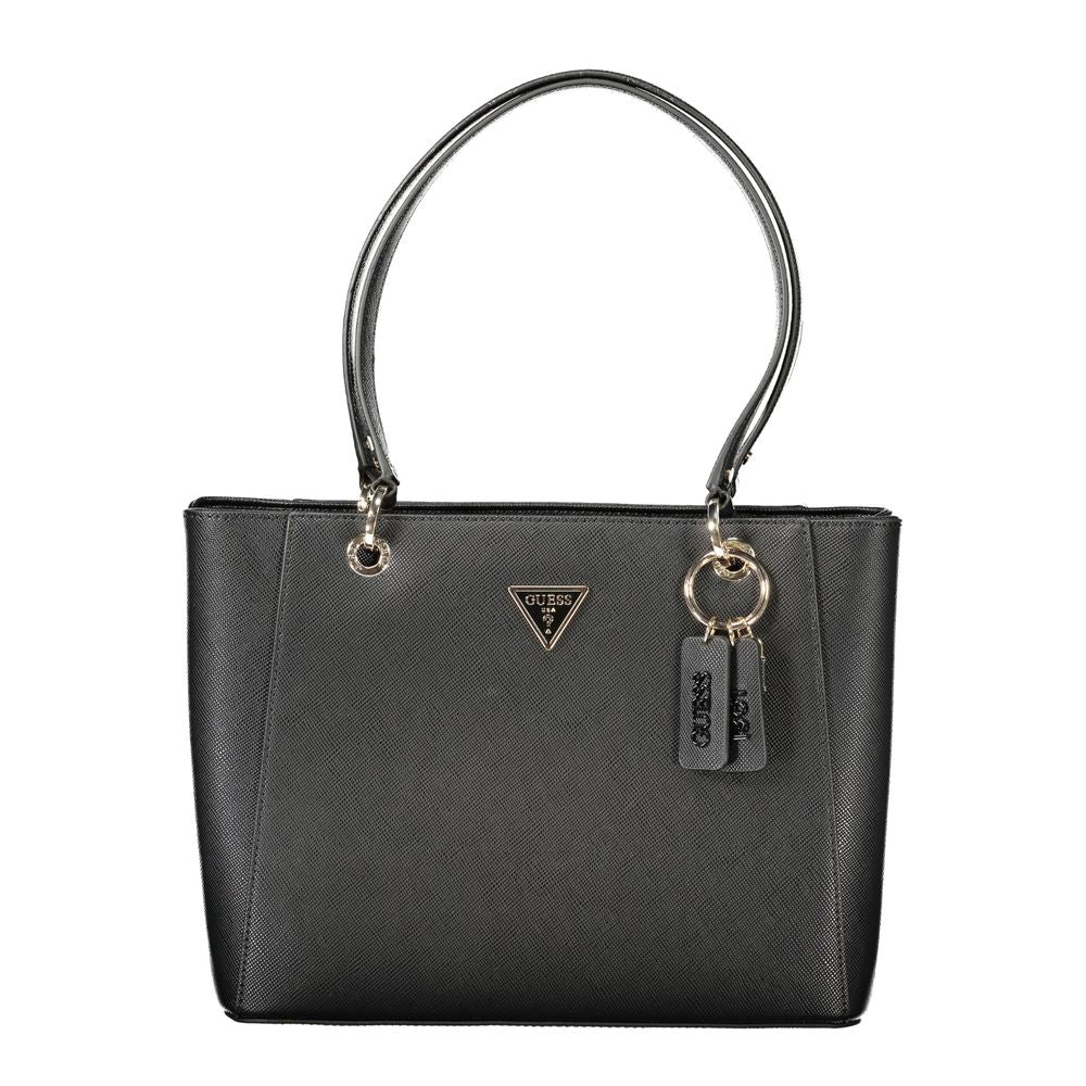 Guess Jeans Black Polyurethane Women's Handbag - ClickThatClicks 