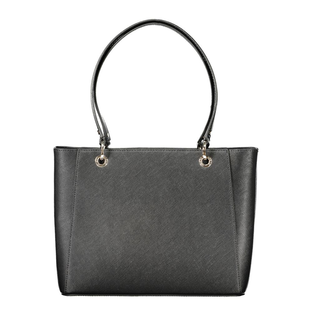 Guess Jeans Black Polyurethane Women's Handbag - ClickThatClicks 