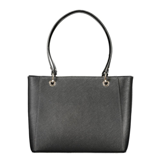 Guess Jeans Black Polyurethane Women's Handbag - ClickThatClicks 