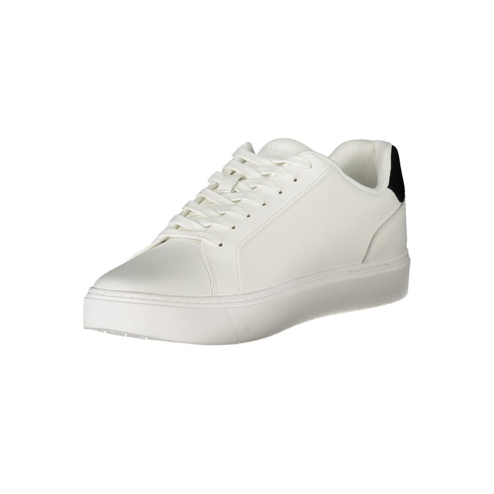 Calvin Klein Bianco Polyurethane Men Sneaker - ClickThatClicks 