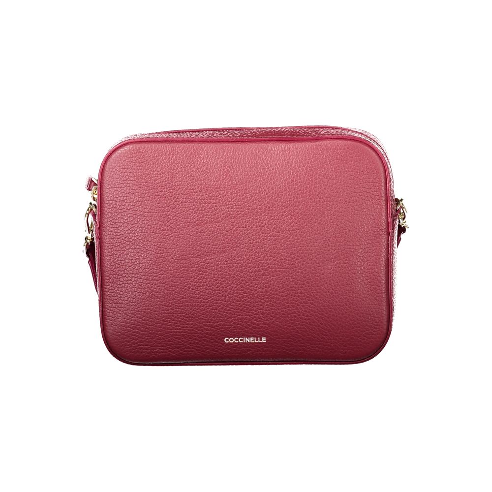 Coccinelle Red Leather Women Bag - ClickThatClicks 
