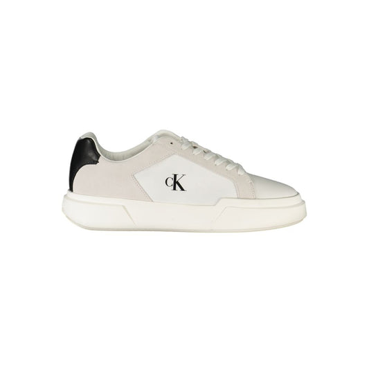 Calvin Klein Bianco Leather Men Sneaker - ClickThatClicks 
