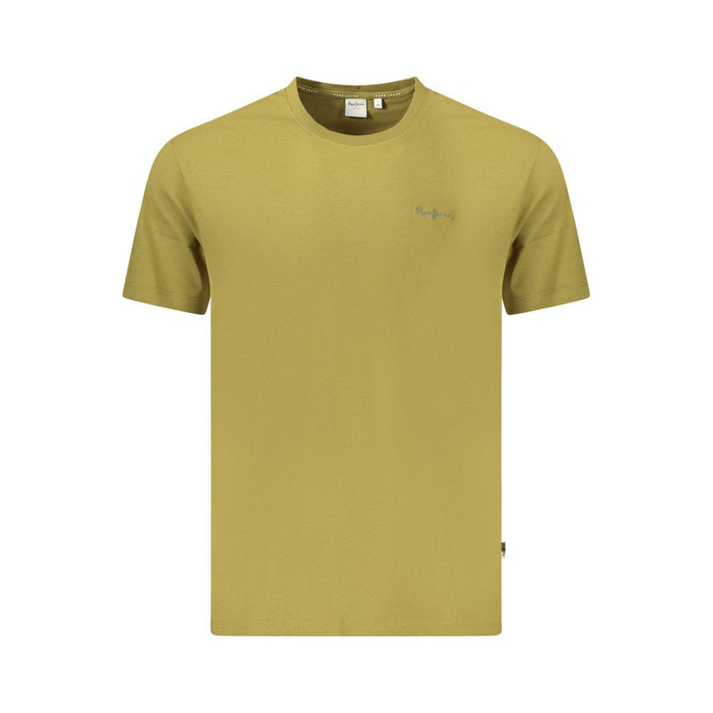 Pepe Jeans Green Cotton Men T-Shirt