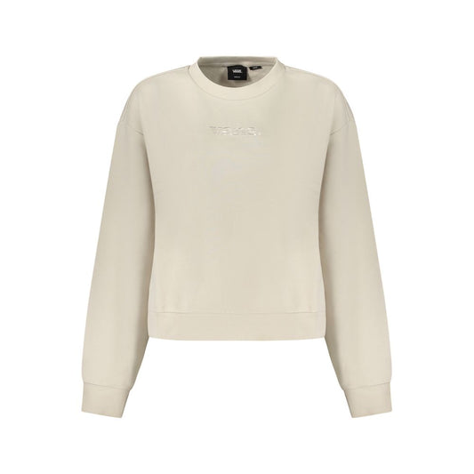 Vans Beige Cotton Women Sweatshirt - ClickThatClicks 