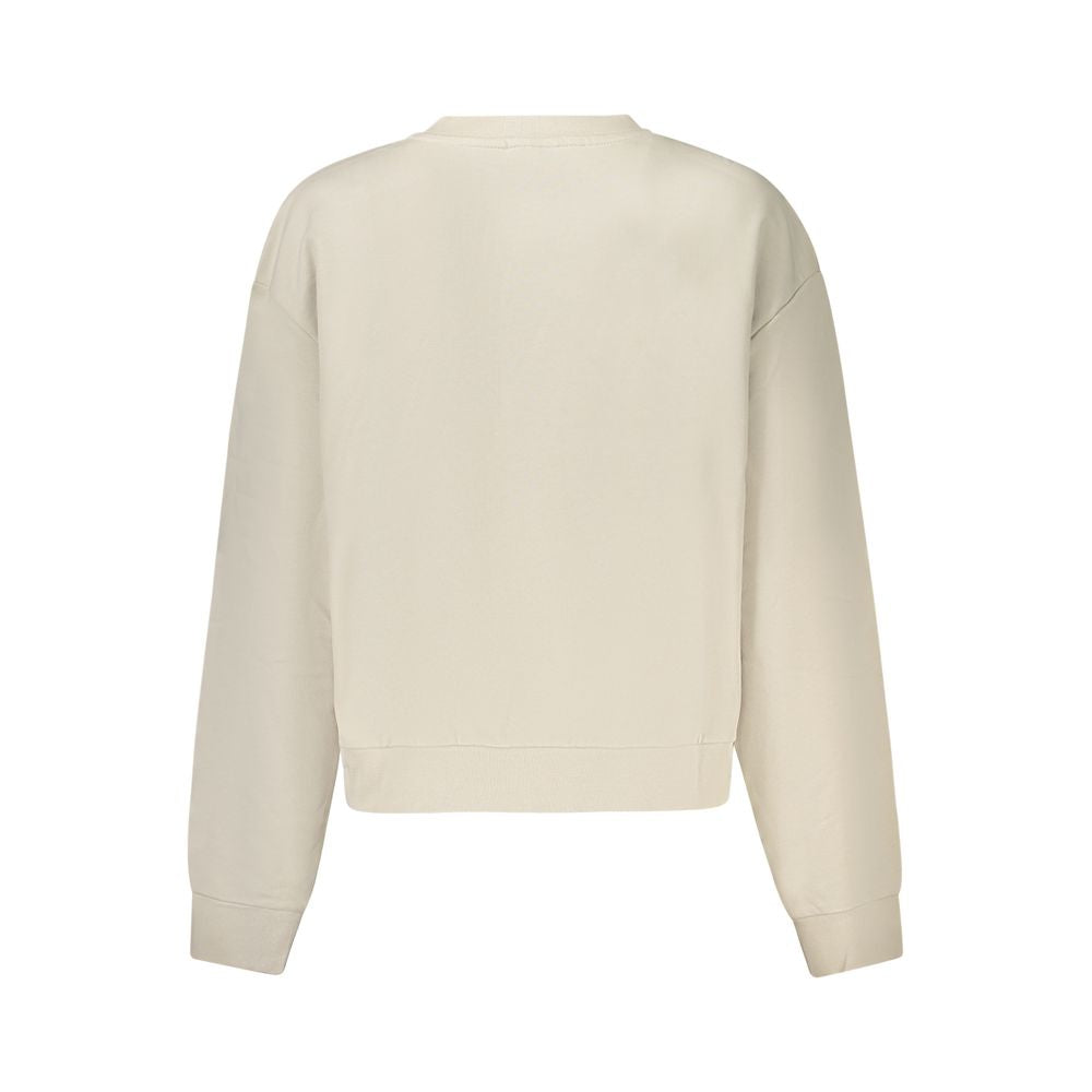 Vans Beige Cotton Women Sweatshirt - ClickThatClicks 