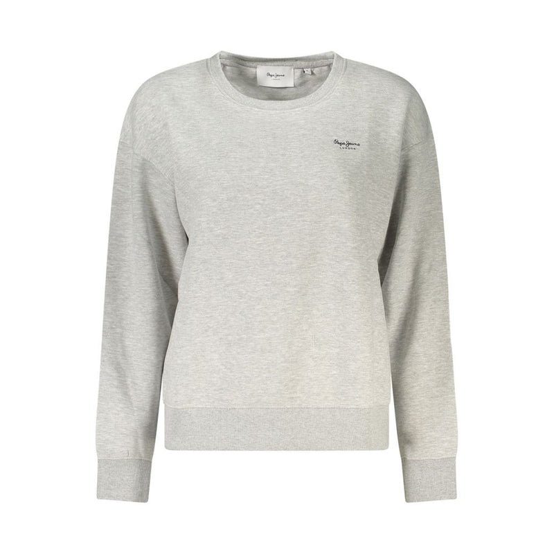Pepe Jeans Gray Cotton Women Sweater