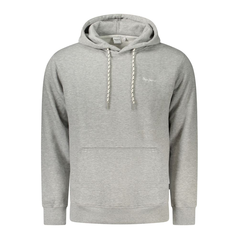 Pepe Jeans Gray Cotton Men's Sweatshirt - ClickThatClicks 