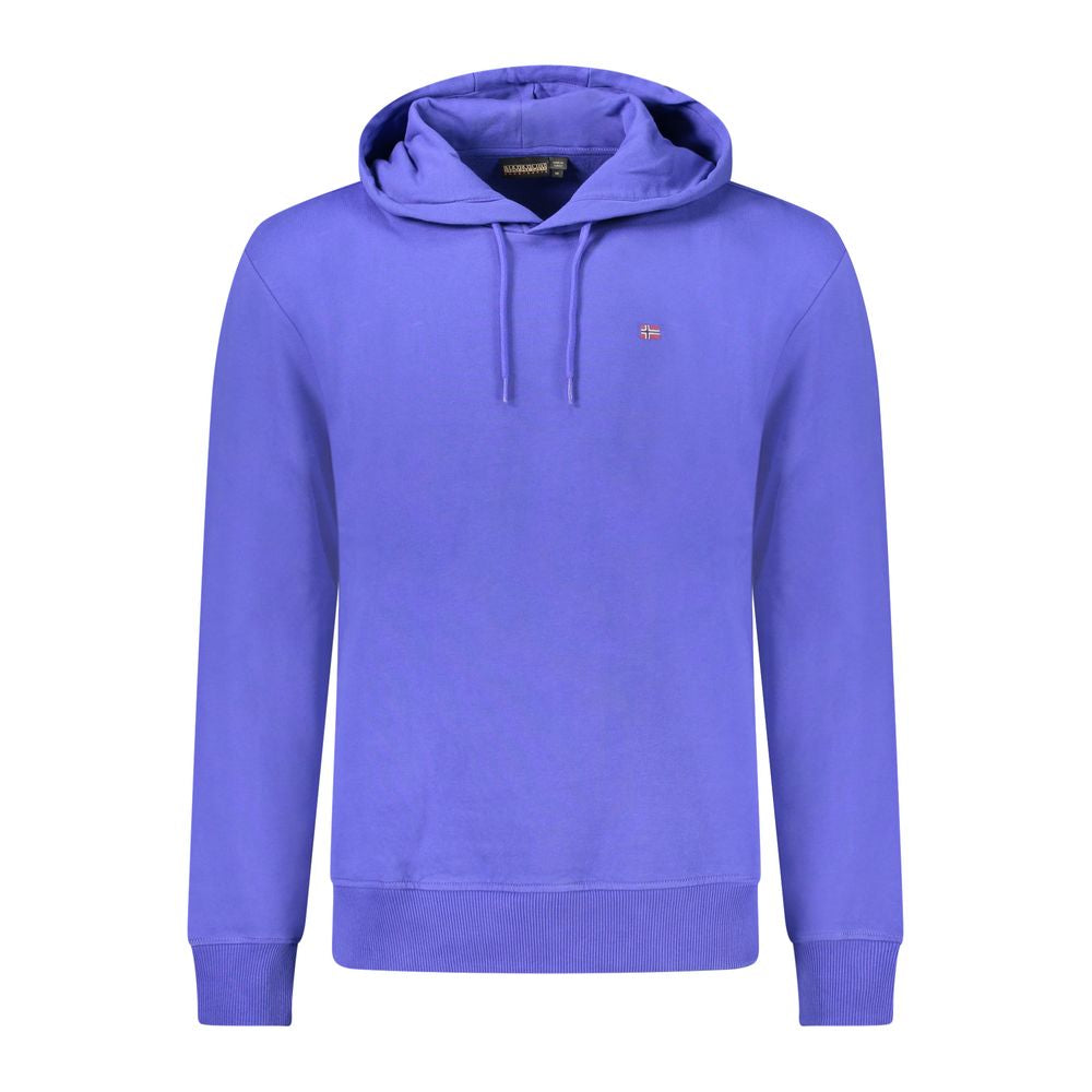 Napapijri Blue Cotton Mens Sweatshirt - ClickThatClicks 