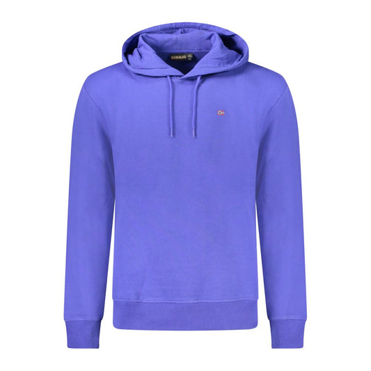 Napapijri Blue Cotton Mens Sweatshirt - ClickThatClicks 