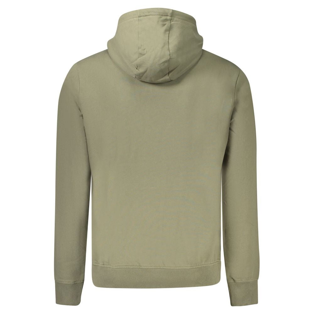 Napapijri Verde Cotton Mens Sweatshirt - ClickThatClicks 