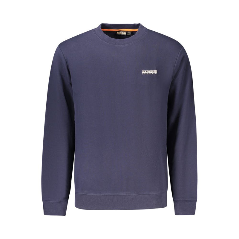 Napapijri Blue Cotton Men Sweater