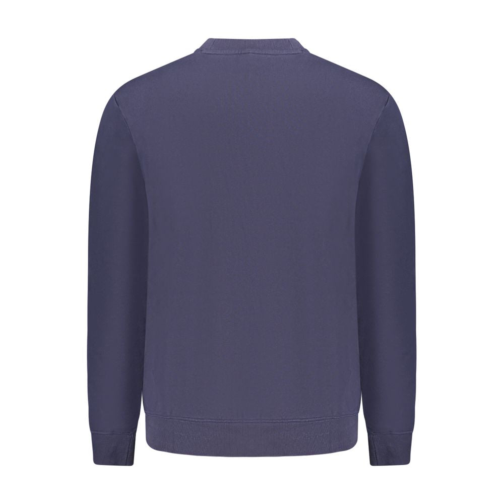 Napapijri Blue Cotton Men Sweatshirt - ClickThatClicks 