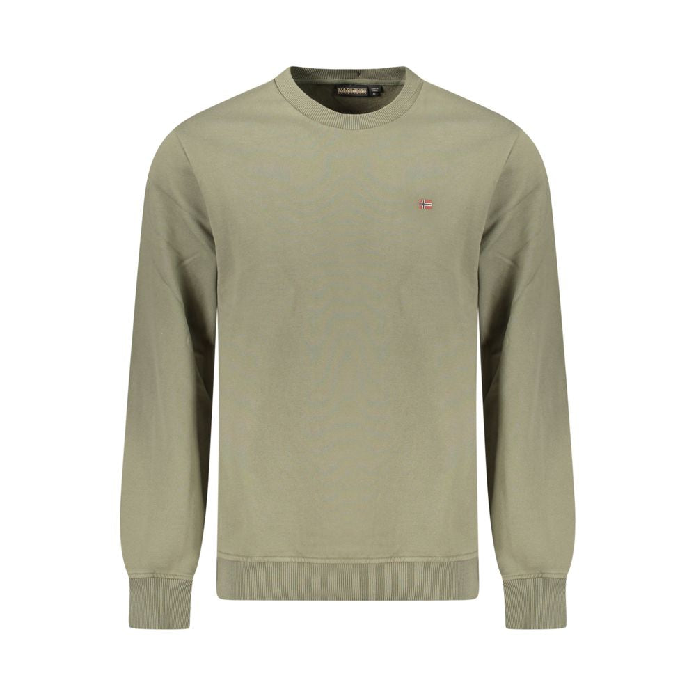 Napapijri Verde Cotton Men's Sweatshirt - ClickThatClicks 