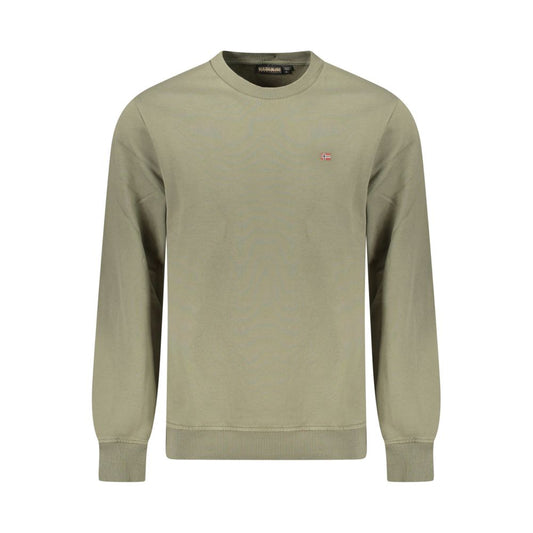 Napapijri Verde Cotton Men's Sweatshirt - ClickThatClicks 